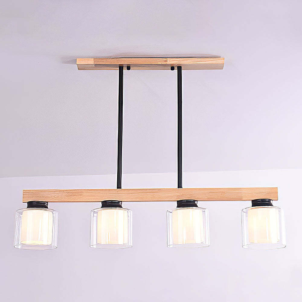 Modern Wood Bar pendant light For Kitchen Island