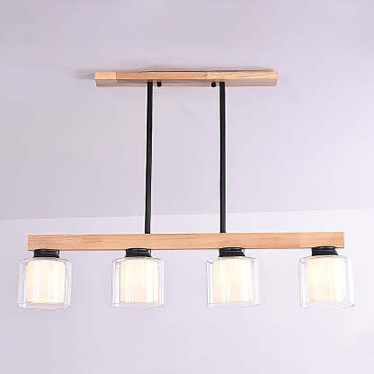 Modern Wood Bar pendant light For Kitchen Island