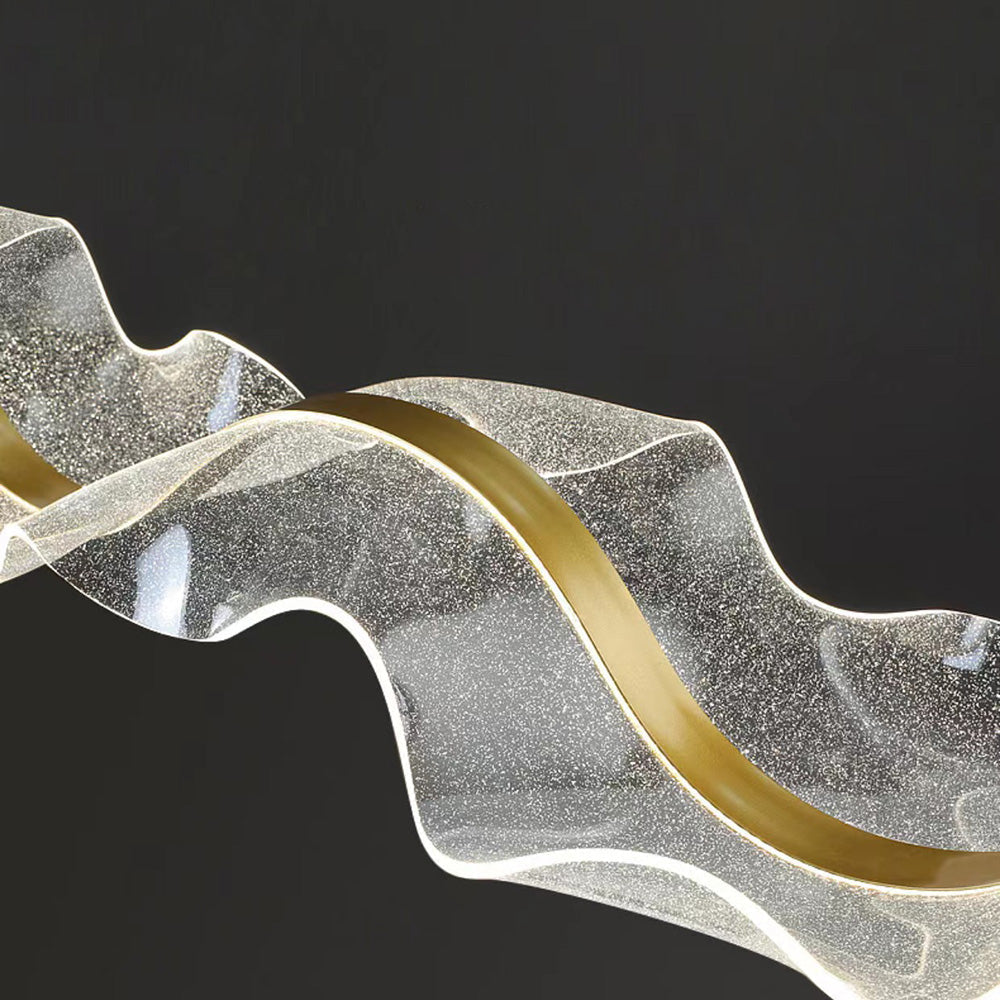 Designer Modern Nordic Wavy LED Island Lighting