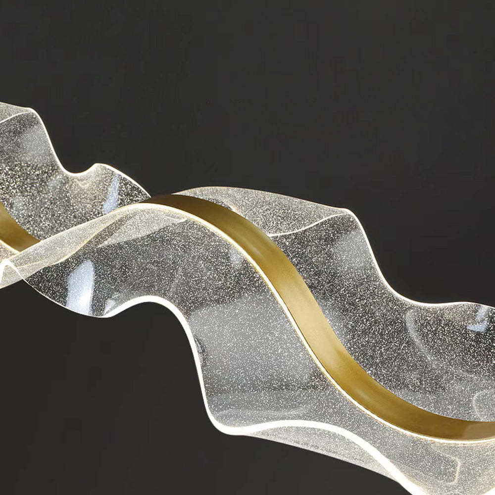 Designer Modern Nordic Wavy LED Island Lighting