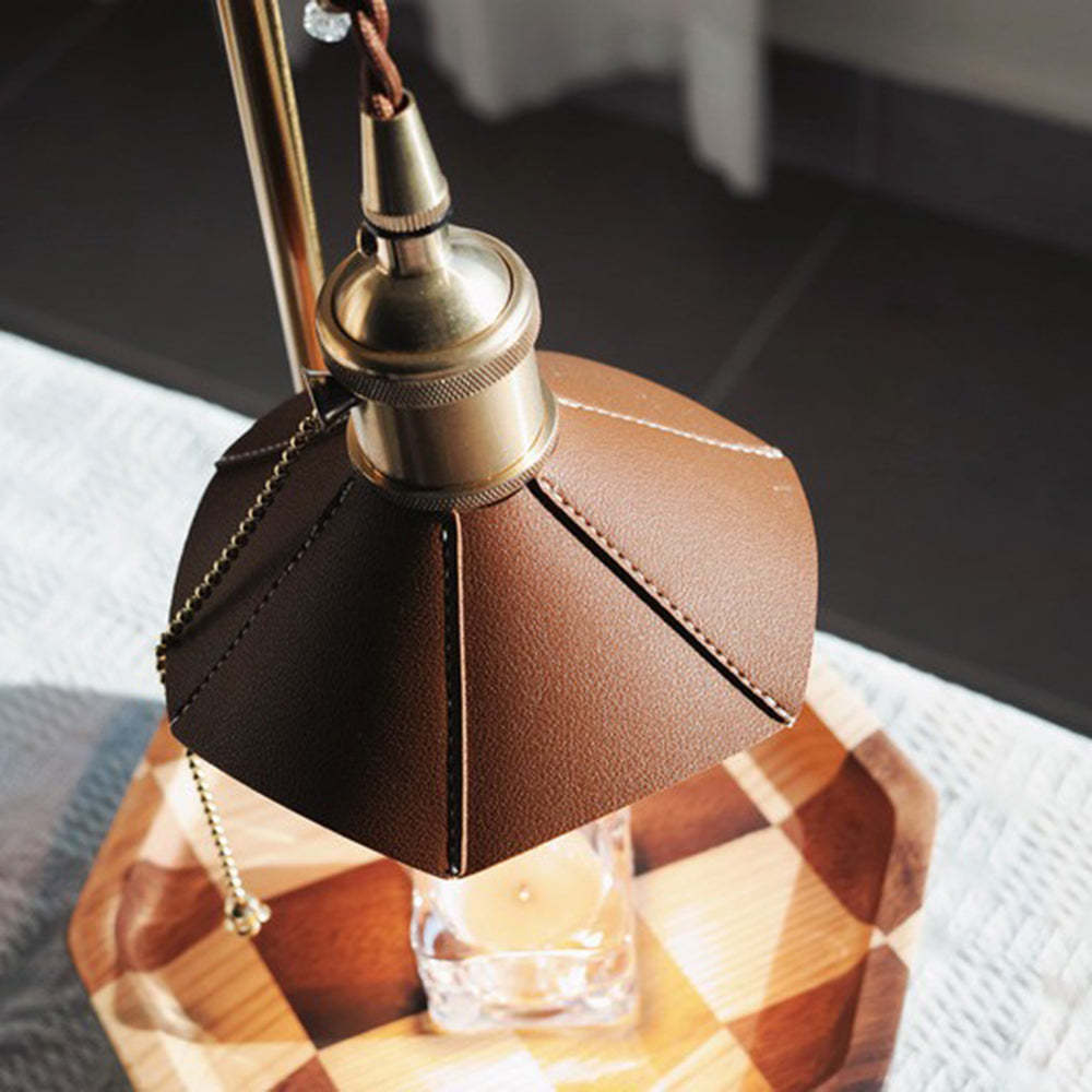 Wood Vintage Decorative Candle Warmer Lamp