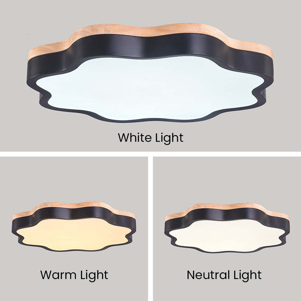 Modern Acrylic Flowers Kid LED Ceiling Light For Bedroom