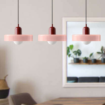 3 Heads Minimalism Art Decor Glass Pendant Light For Kitchen