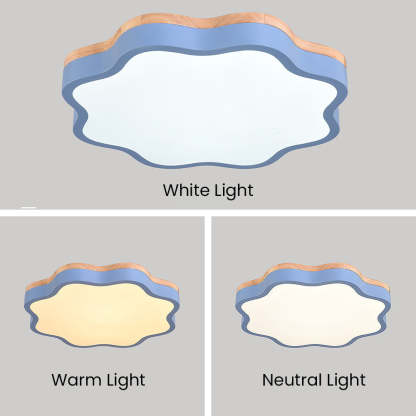 Modern Acrylic Flowers Kid LED Ceiling Light For Bedroom