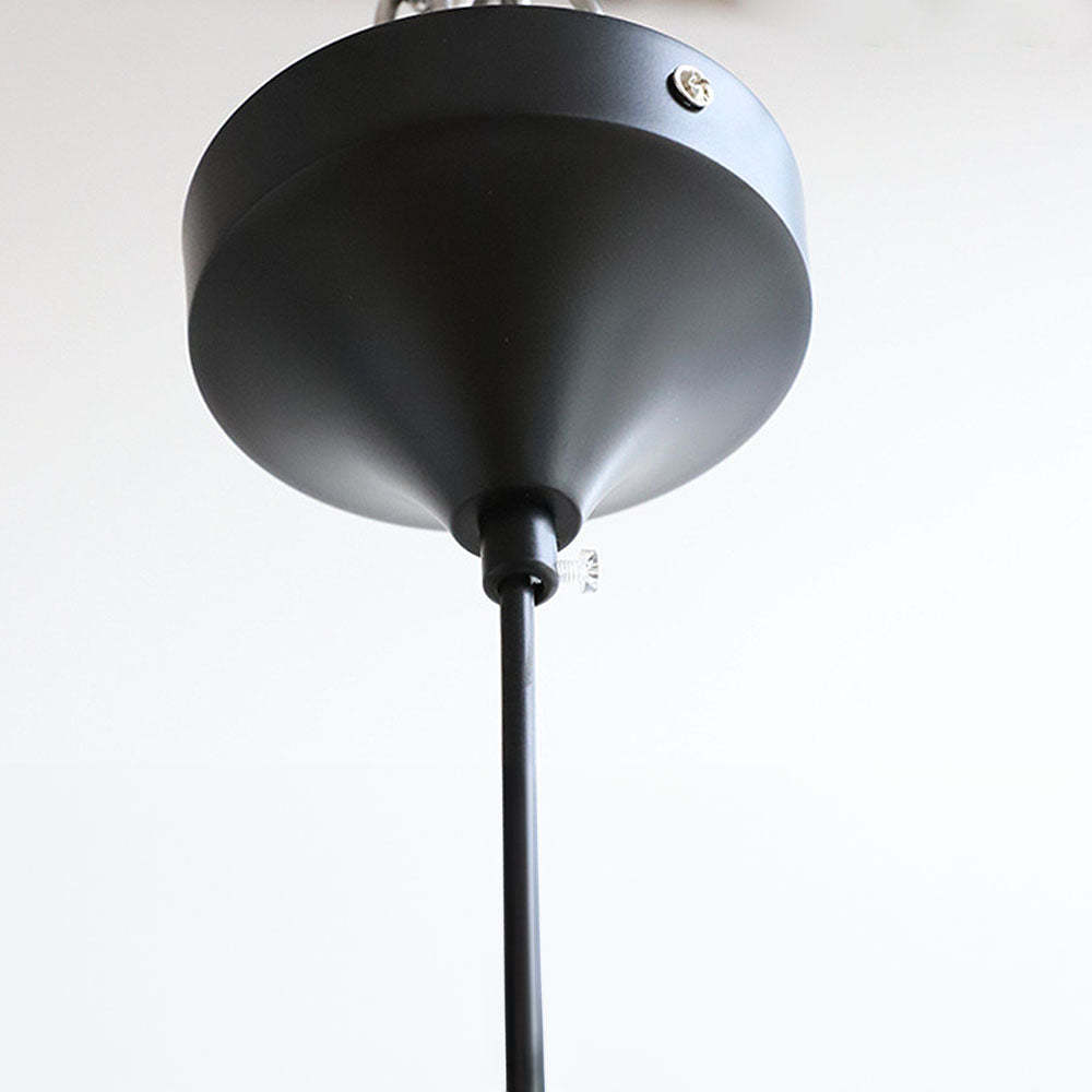 Nordic Red Glass Living Room Pendant Light