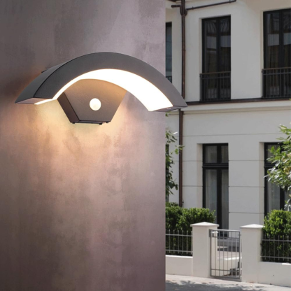 Modern Black Outdoor Wall Lights for Garden