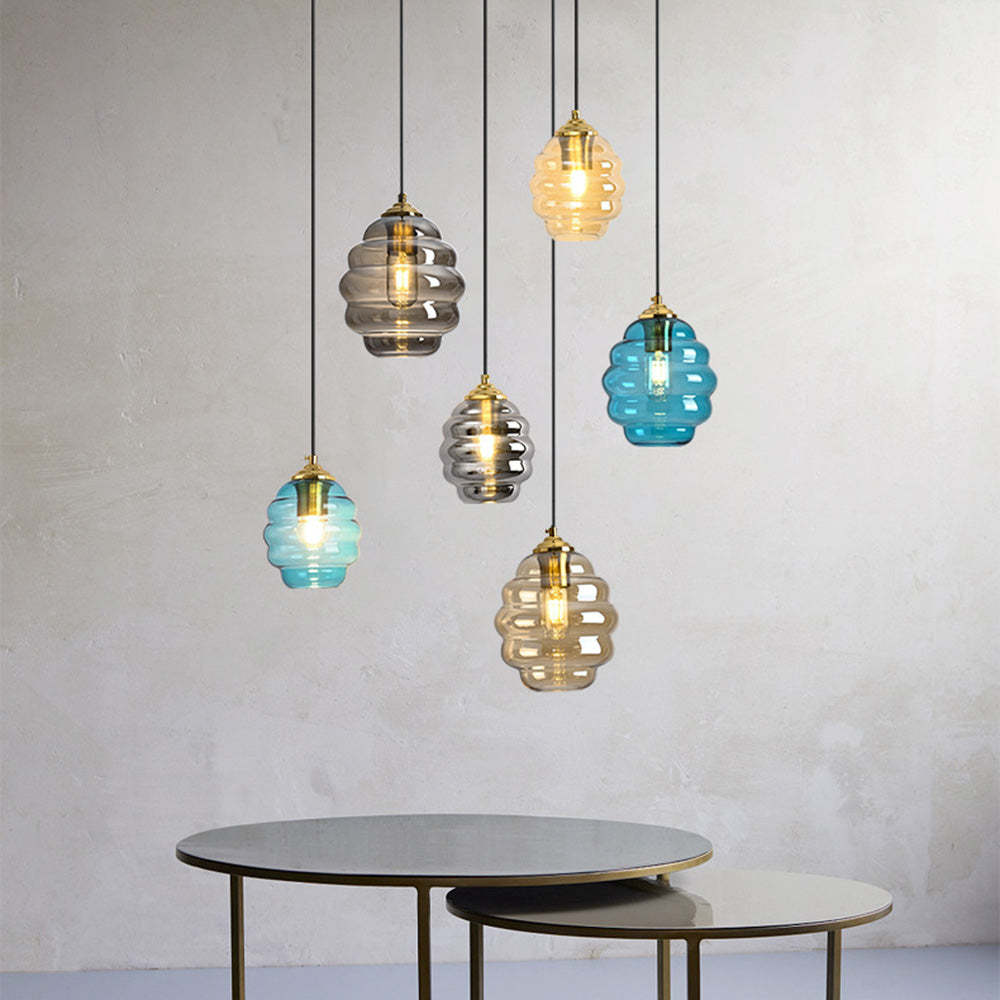 Colorful Glass Kitchen Pendant Lighting