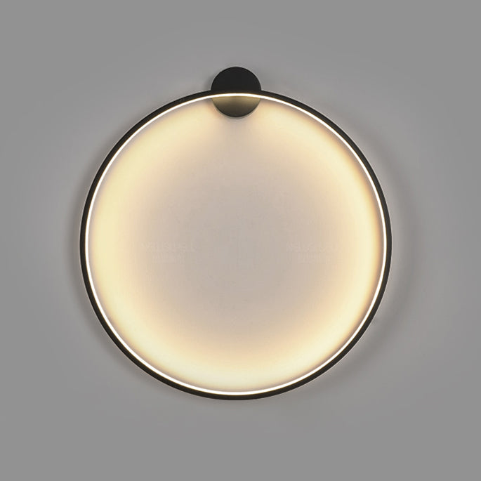 Minimalist Circle Background Decoration Wall Light -Homdiy