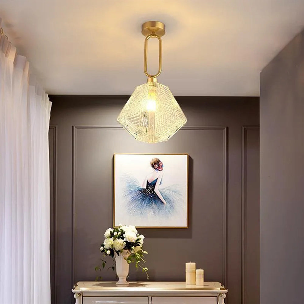 Modern Glass Hallway Ceiling Lights