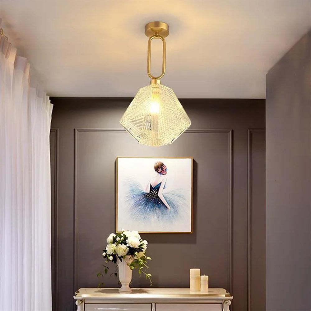 Modern Glass Hallway Ceiling Lights