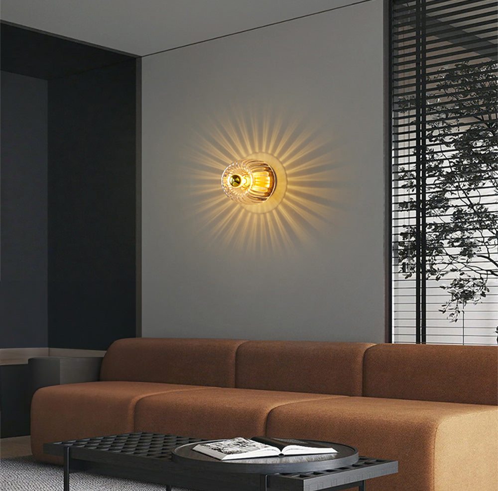 Contemporary Simple Mini Clear Glass Ceiling Light
