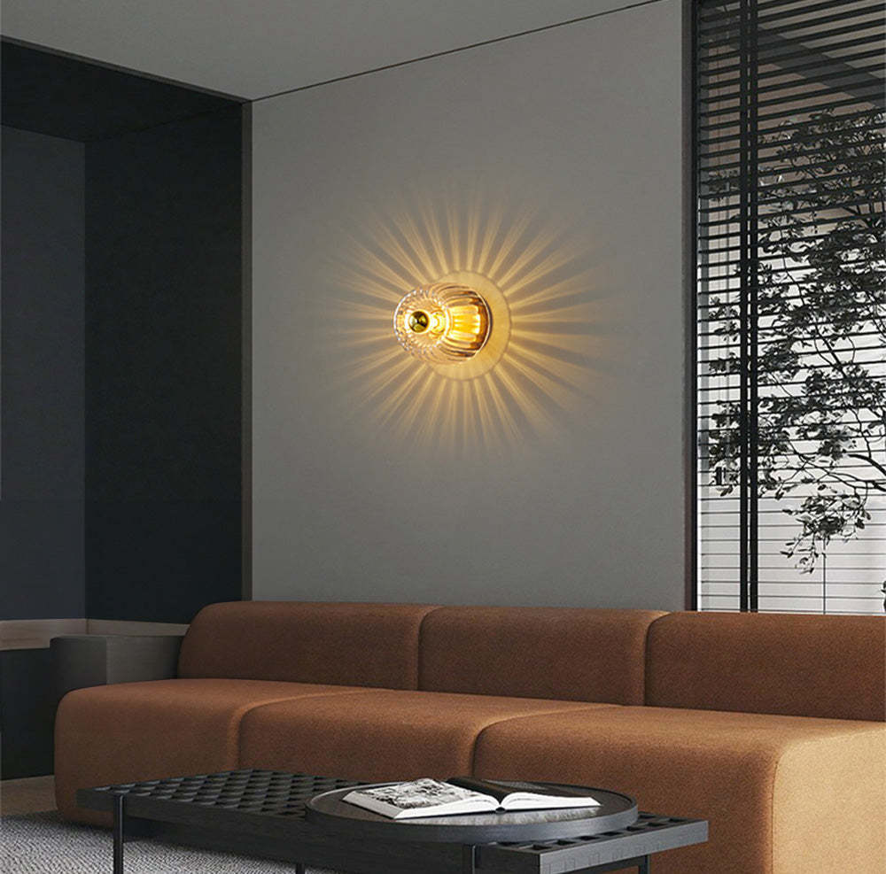 Contemporary Simple Mini Clear Glass Ceiling Light