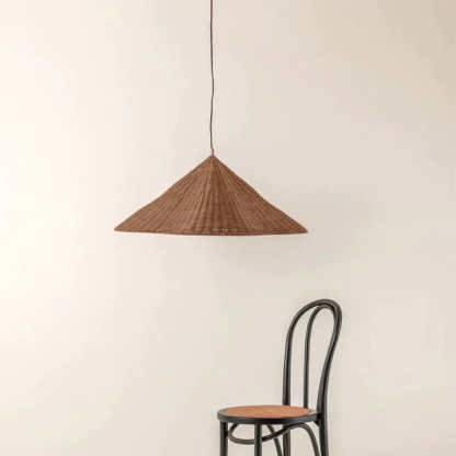 Retro Hand Woven Bamboo Pendant Lights