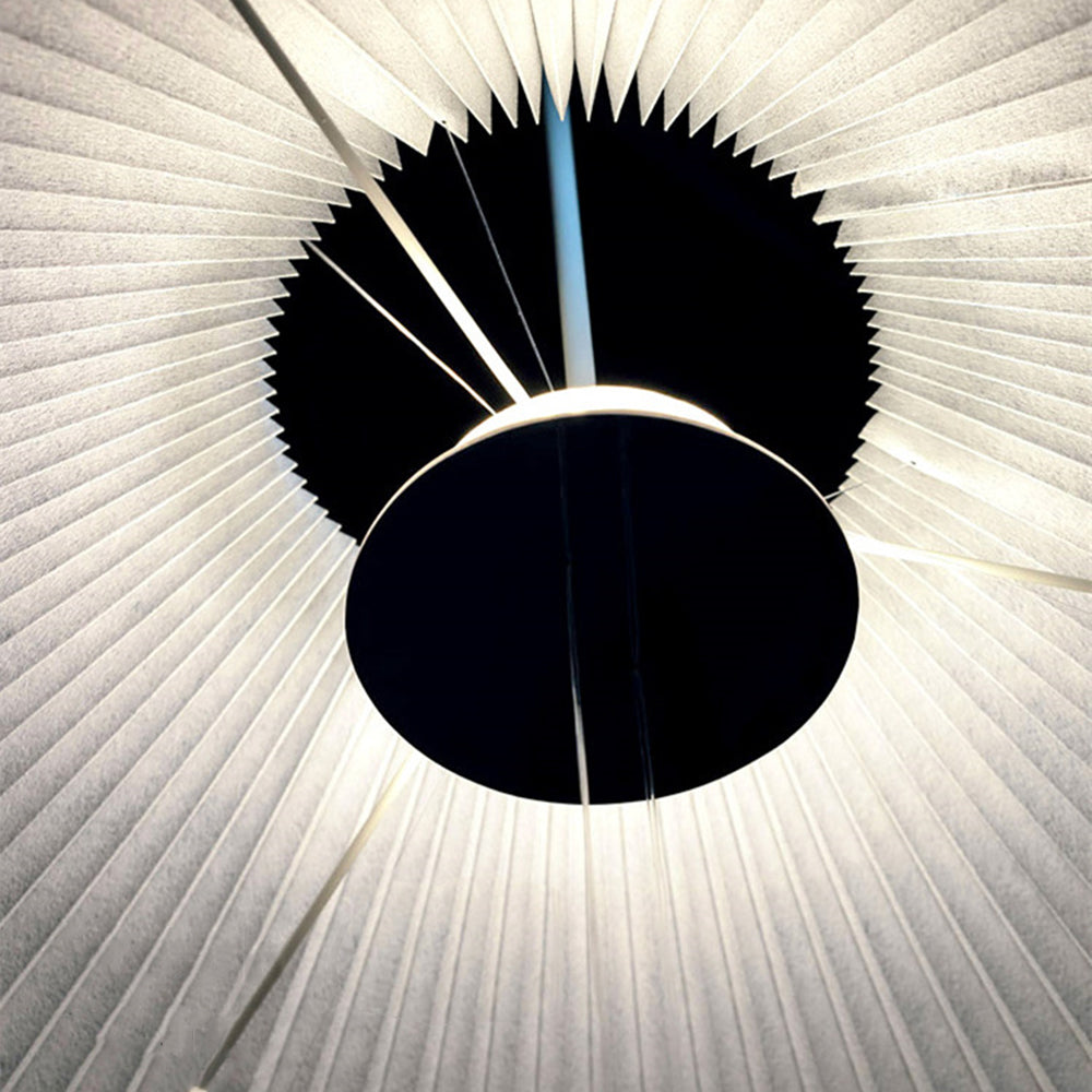 Variable Paper Art Green Dining Room Pendant Light 