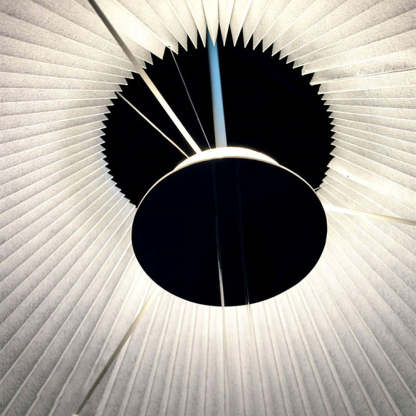 Variable Paper Art Green Dining Room Pendant Light 