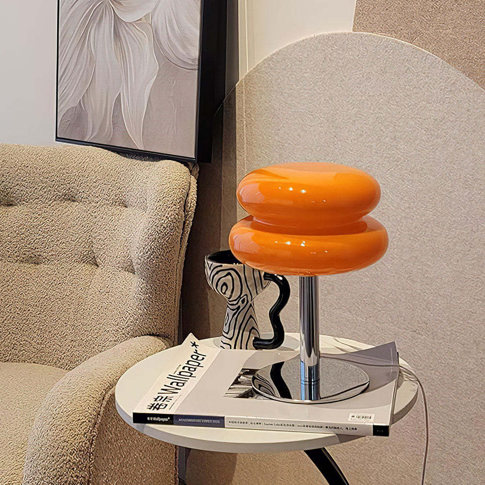 Morandi Glass Simple Living Room Mini Table Lamp