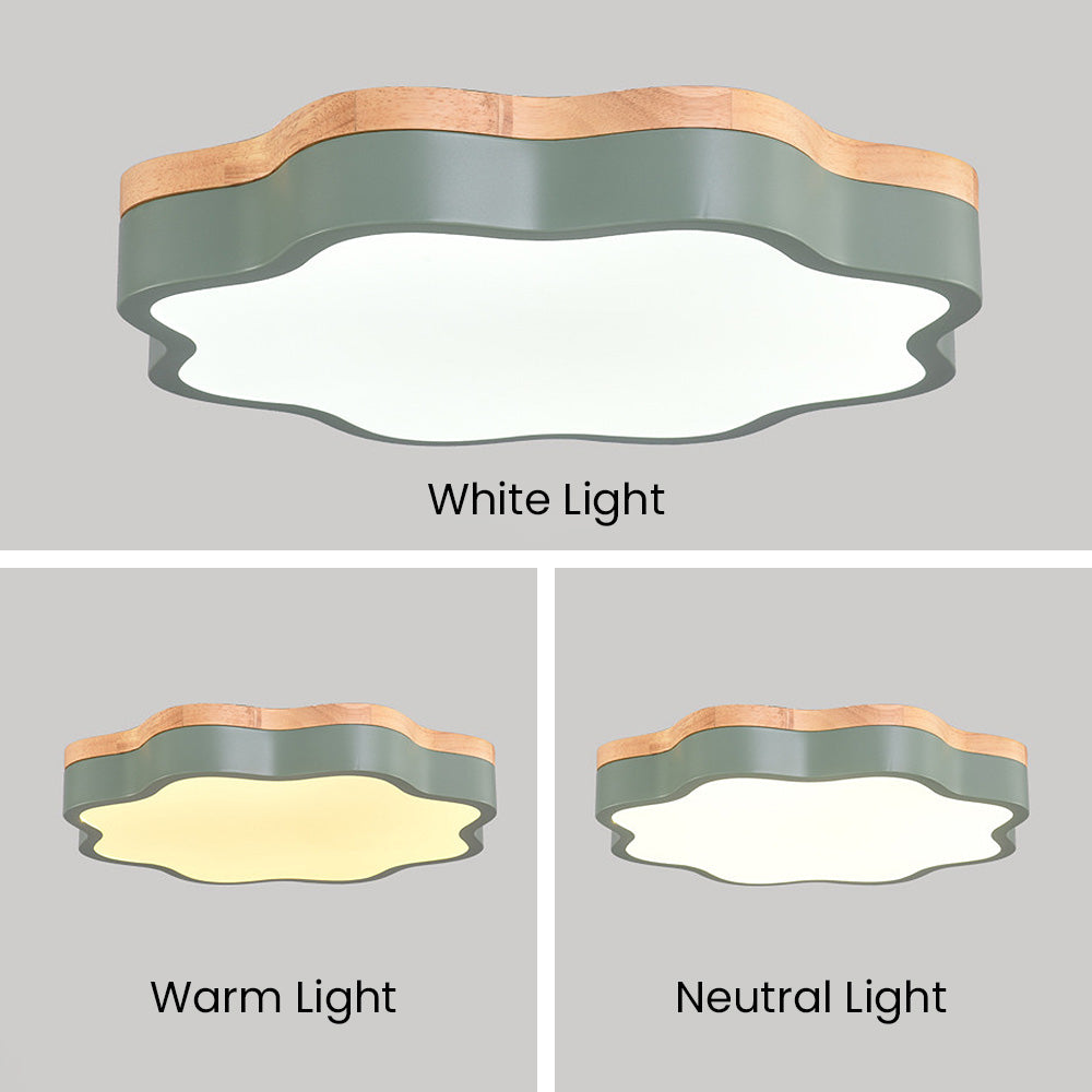 Modern Acrylic Flowers Kid LED Ceiling Light For Bedroom