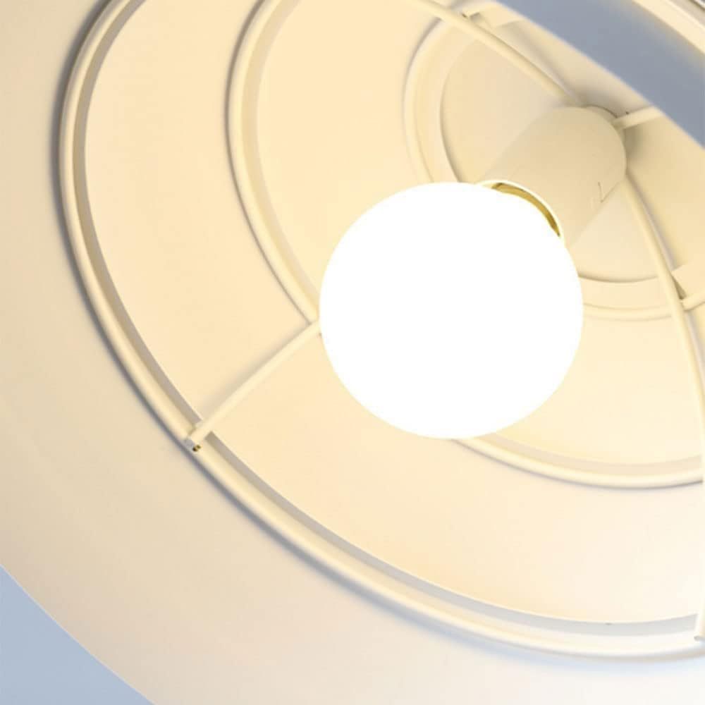 Simple White Industrial Pendant Lamp