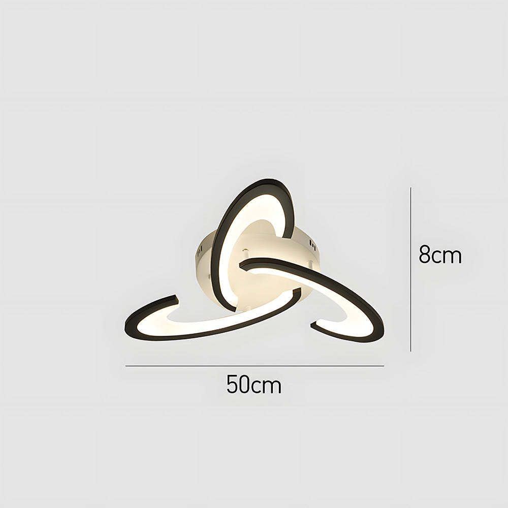 Modern Nordic Iron Living Room LED Ceiling Lights