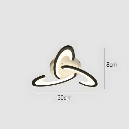 Modern Nordic Iron Living Room LED Ceiling Lights