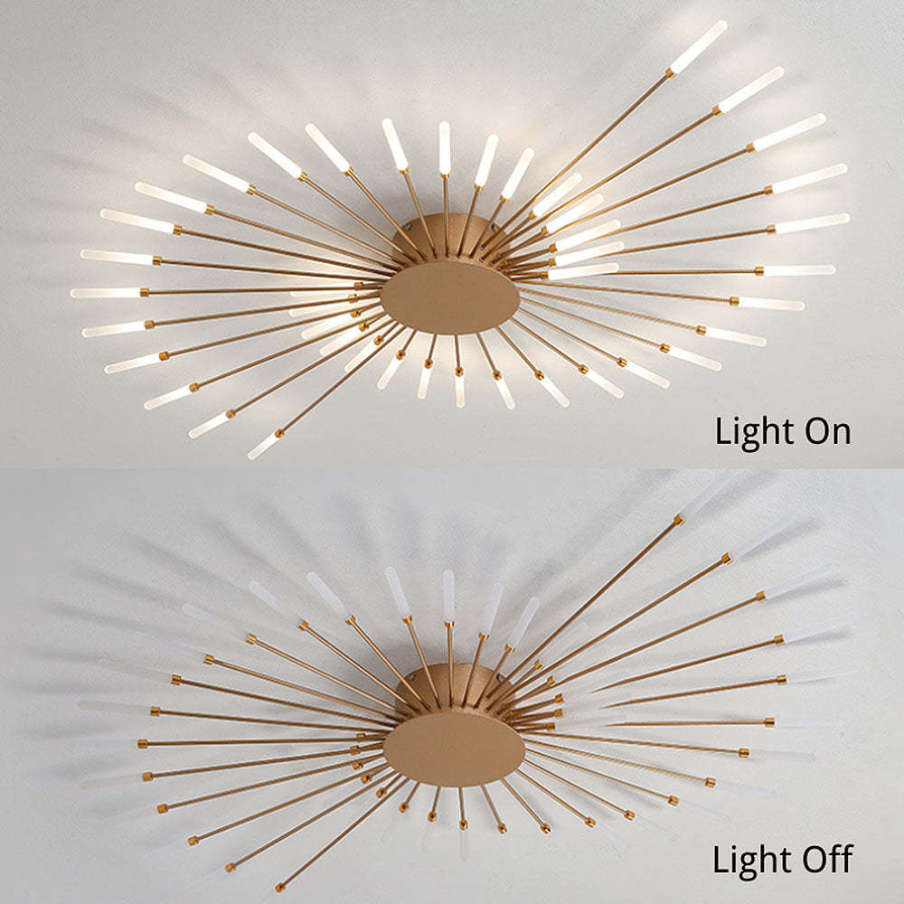 Multiple-Head Design Creativity Bedroom LED Ceiling Light