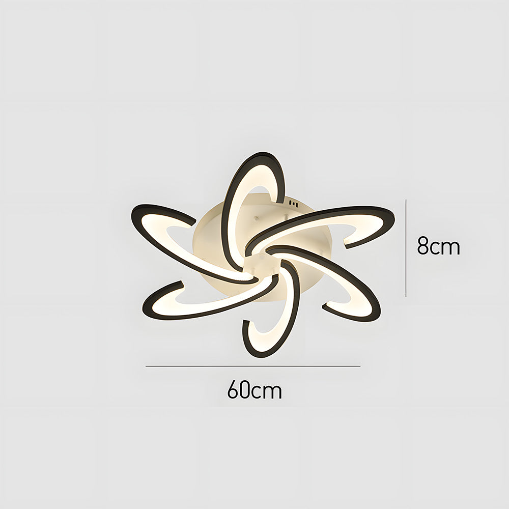 Modern Nordic Iron Living Room LED Ceiling Lights