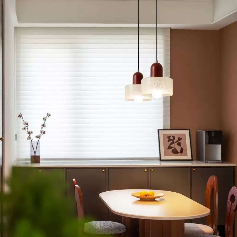 Contemporary Nordic Transparent Glass Living Room Pendant Lights