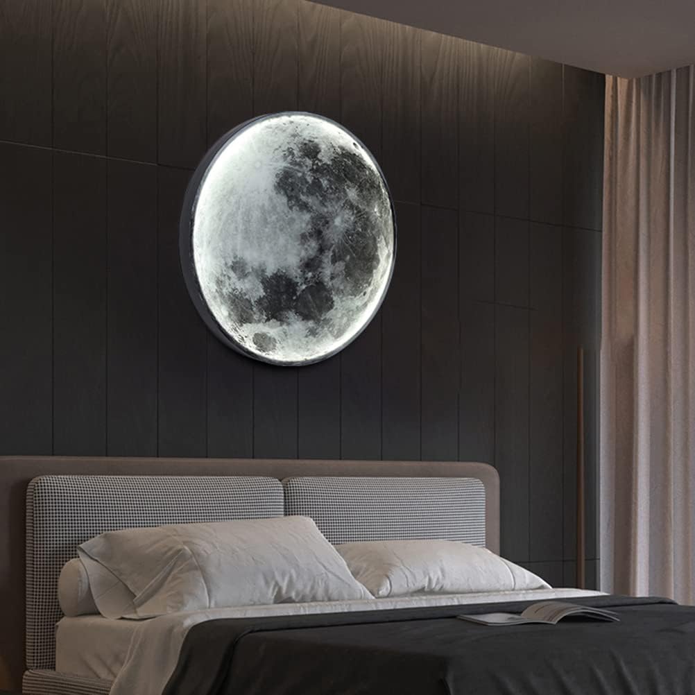 LED Moon Acrylic Home Decor Wall Lamp