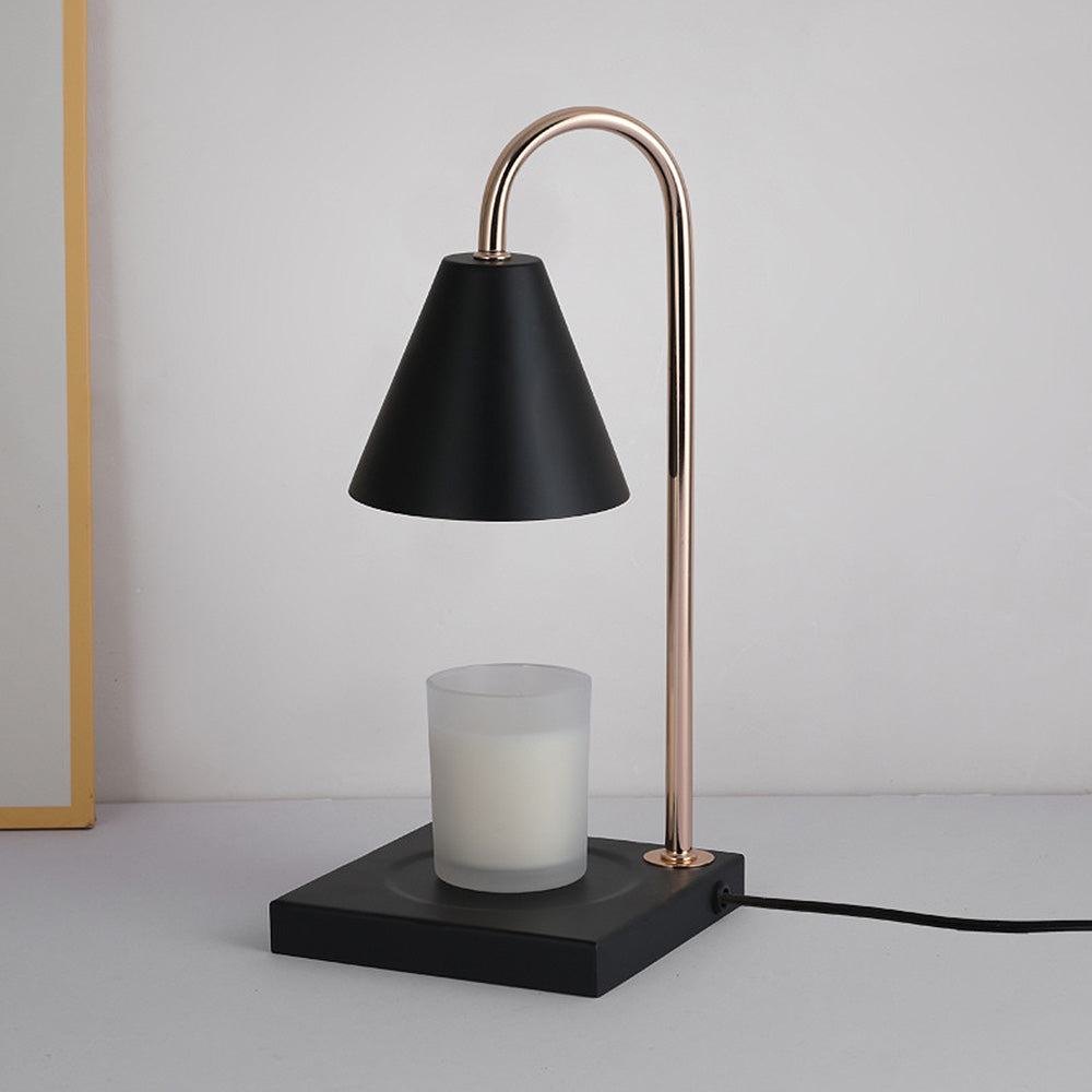 Wood Simple Iron Bedroom Mini Candle Warmer Light