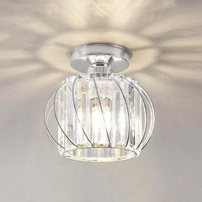 Modern Glass Black Luxury Hallway Ceiling Light
