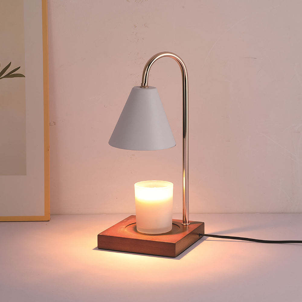 Wood Simple Iron Bedroom Mini Candle Warmer Light
