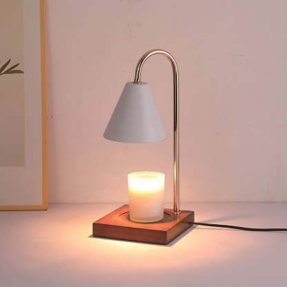 Wood Simple Iron Bedroom Mini Candle Warmer Light