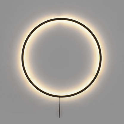 Minimalist Circle Background Decoration Wall Light -Homdiy