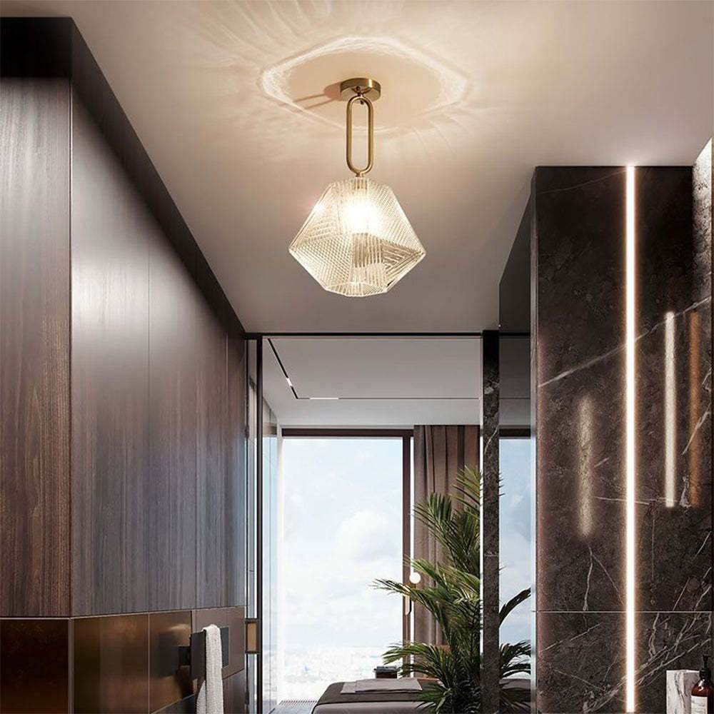 Modern Glass Hallway Ceiling Lights