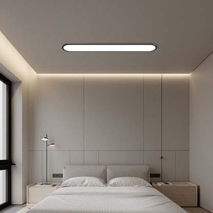 Modern Minimalist Black Acrylic LED Ceiling Light for Living Room