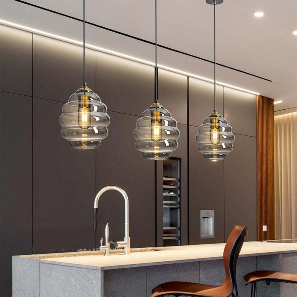 Colorful Glass Kitchen Pendant Lighting