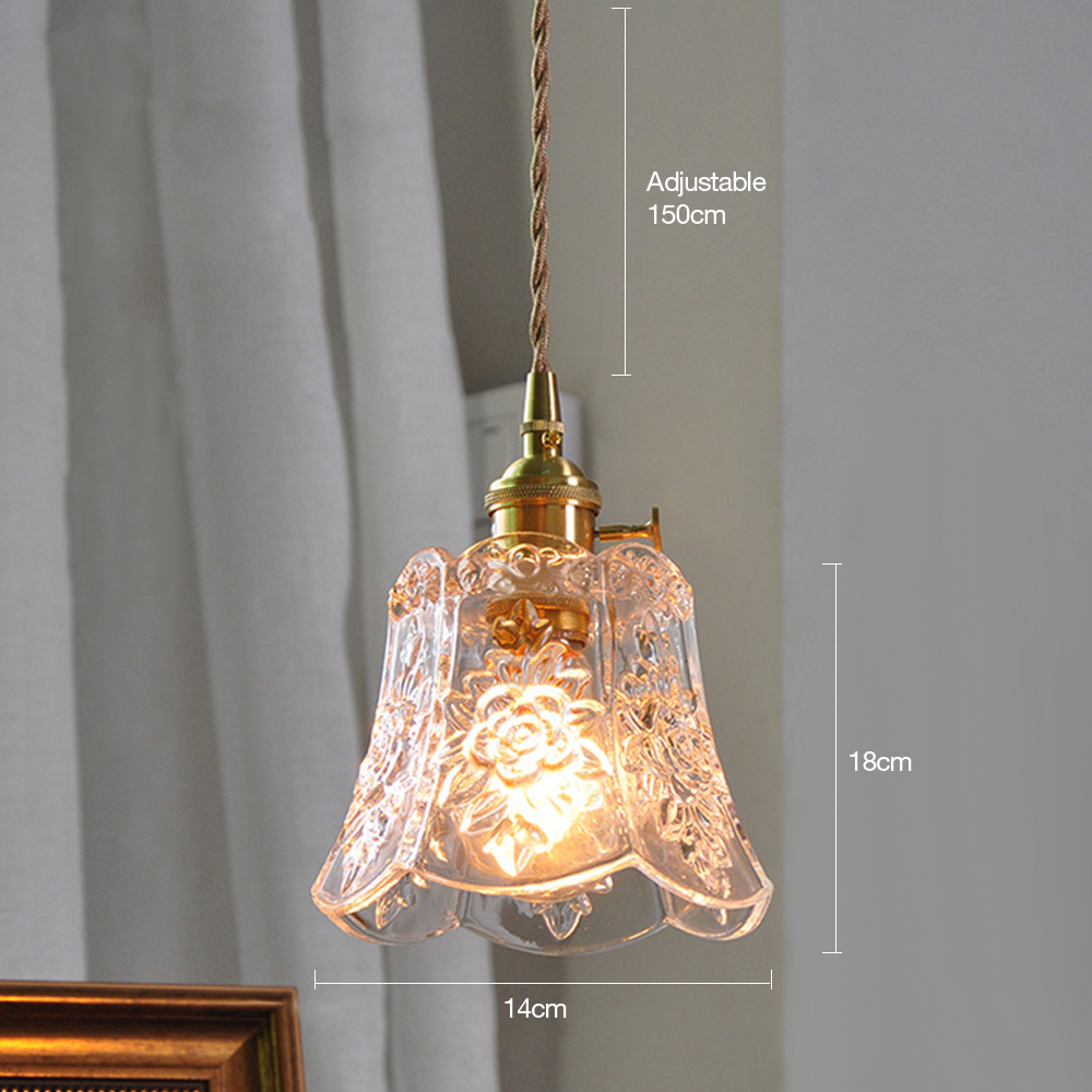 Elegant Simple Glass Living Room Pendant Light