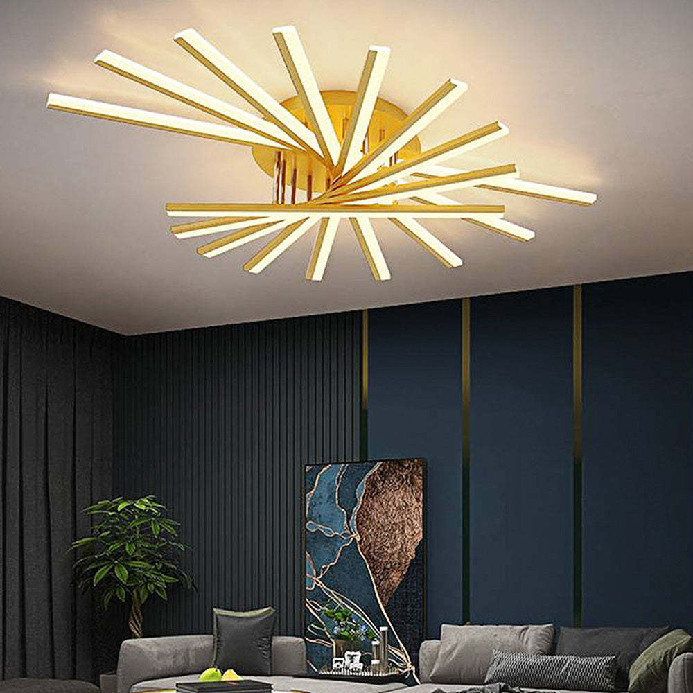 Nordic Minimalist Iron LED Ceiling Lighting