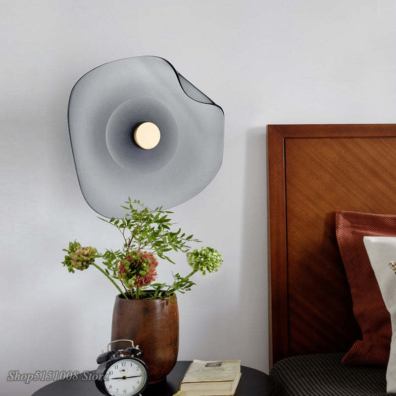 Creative LED Glass Wall Lamp Designer Decor Wall Sconce -Homdiy