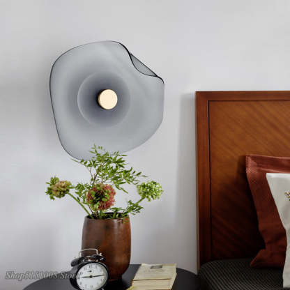 Creative LED Glass Wall Lamp Designer Decor Wall Sconce -Homdiy