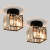 Homdiy Set of 2 Ceiling Lights Novelty Semi Flush Ceiling Lights For Living Room