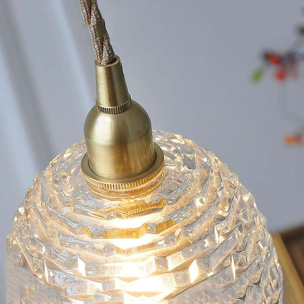 Vintage Mini Glass Pendant Lights For Bedroom