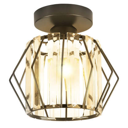 Geometric Iron Black Kitchen Lighting Ceiling