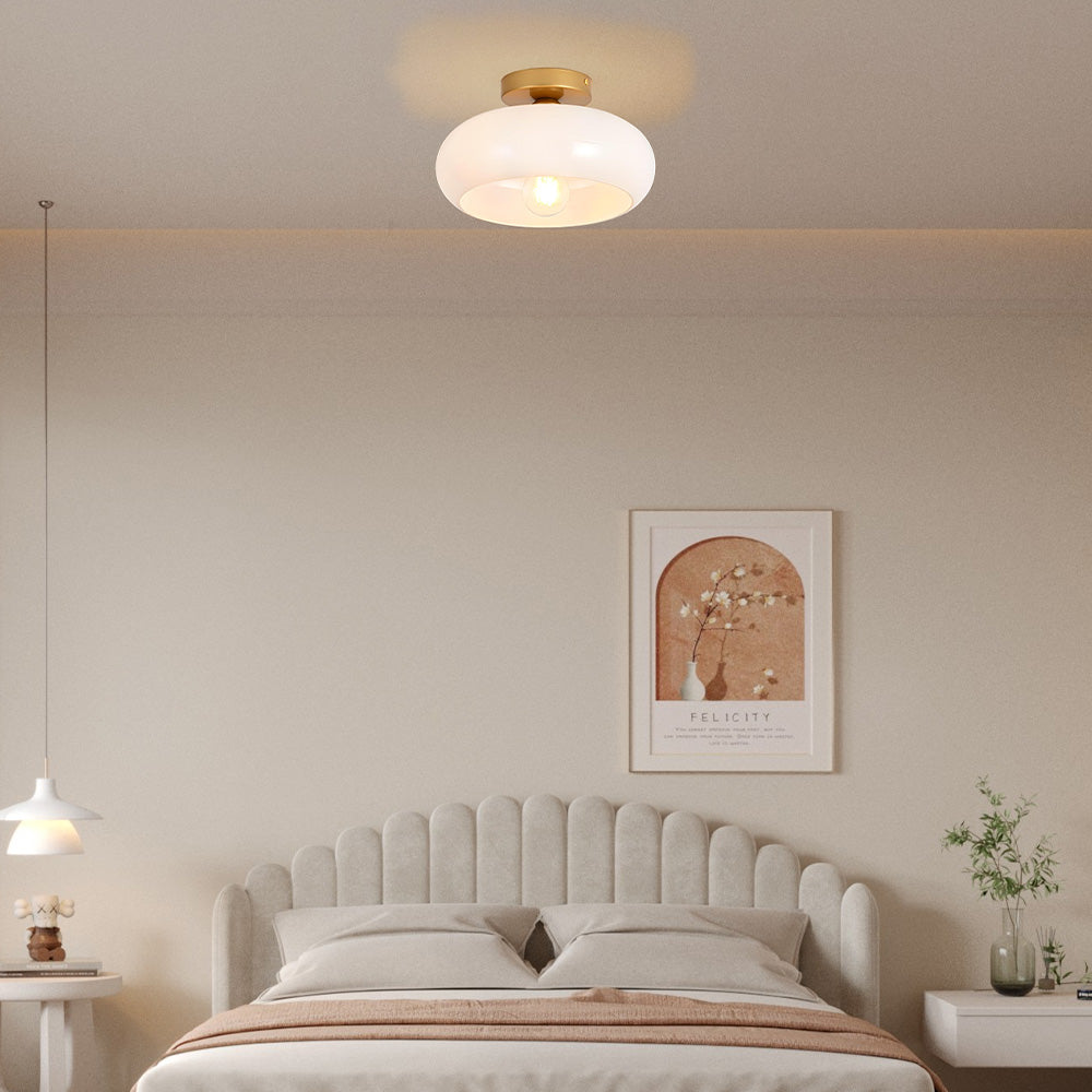 Modern Minimalist Glass Living Room Ceiling Light