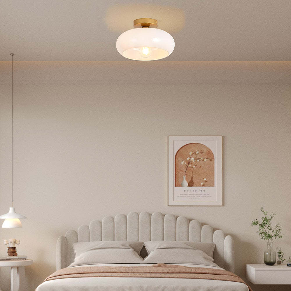 Modern Minimalist Glass Living Room Ceiling Light