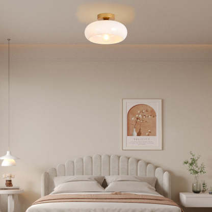 Modern Minimalist Glass Living Room Ceiling Light