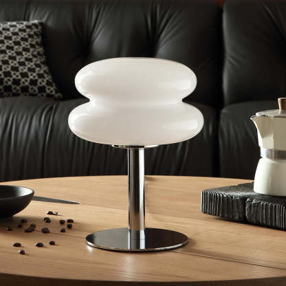 Morandi Glass Simple Living Room Mini Table Lamp