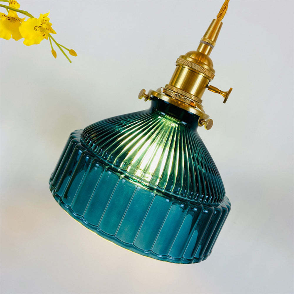 Vintage Glass Round Pendant Lighting