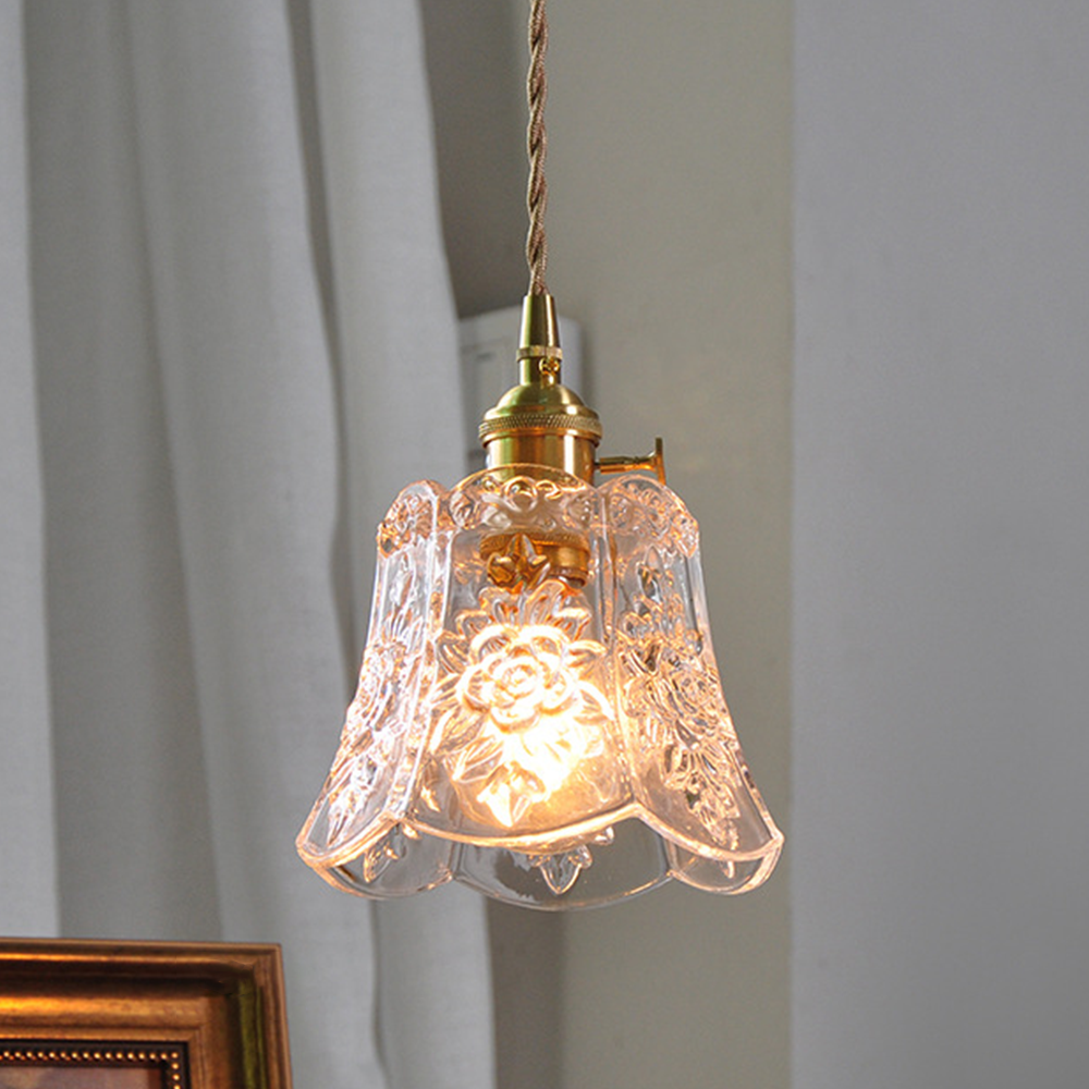 Elegant Simple Glass Living Room Pendant Light