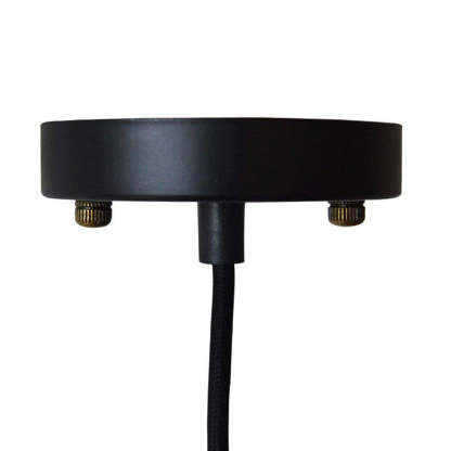 Minimalist Style Black Glass Pendant Light For Kitchen